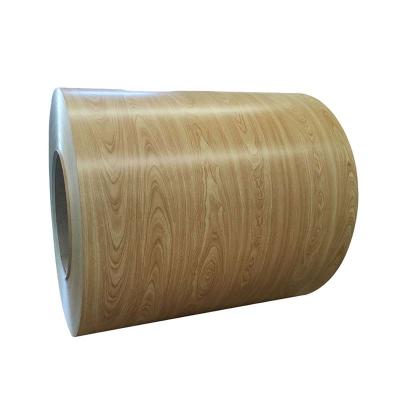 China Bobina de aço galvanizado padrão de madeira pré-pintada qualidade premium à venda