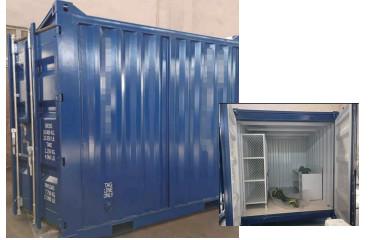 China 10 Tonne Galvanized Steel Offshore Container 10ft Half Height for sale