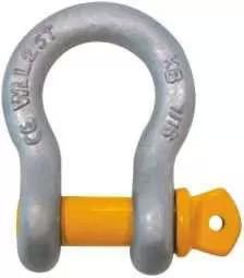 Китай Lifting And Rigging Purposes Screw Pin Bow Shackles Excellent Corrosion Resistance продается
