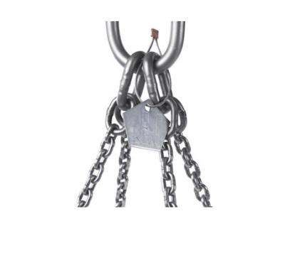 China Four Leg Lifting Chain Sling with Master Link Assembly , 10mm Grade 80 Chain for sale