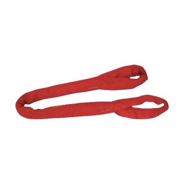China 100% Polyester Red 5 Ton 3m 58mm Round Lifting Slings, lifting sling. for sale