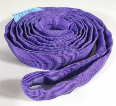 China 2 Tonne Double Layers 30mm Polyester Webbing Sling for sale