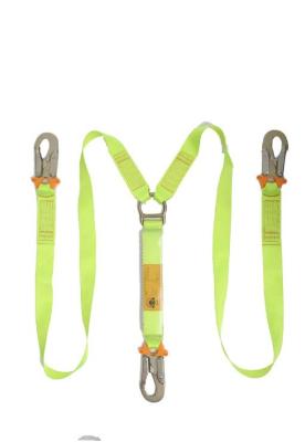 China Fluorescent Yellow  ISO9001 Fall Protection Safety Harnesses for sale