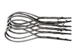 China 5:1 50mm Galvanized steel Wire Rope Sling Assembly for sale