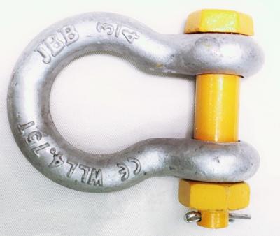 China RR-C-271D 0.75'' WLL 4.75 Tons Pin Bow Shackle for sale