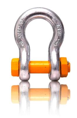 China Galvanized Steel WLL 30 Tonne 1.5 Inch Shackle Bow Type for sale
