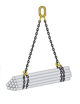 中国 EN818-2 2足のチョークバルブの連結器の無限の持ち上がるチェーン吊り鎖 販売のため