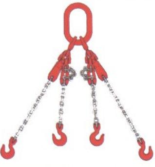 China Alloy Steel 8mm 4 Leg Adjustable Chain Sling for sale
