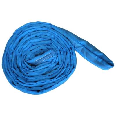 China ODM Polyester Round Sling Two Ply Woven Tubular 5 Ton for sale