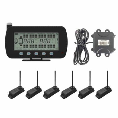 China Digital 6 Wheels RV Trailers TPMS Monitoring System With Internal Sensors for sale