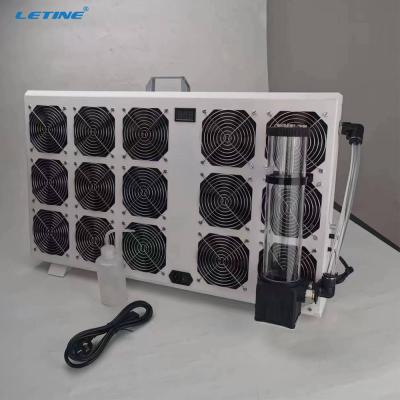 China 12 kW waterkoeling radiatorkoeling thuisinstallaties 12 kW droge koelerset met voedingskabel, accessoires Te koop