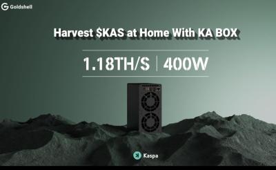 China New Kaspa Miner KA Box Glodshell KA BOX 1.18T 400W for Kas miner for sale