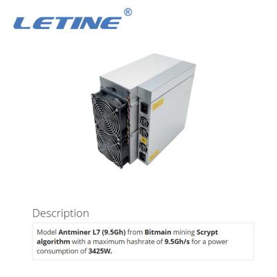 Κίνα Doge Asic Antminer L7 9500Mh/s LTC Bitmain κατανάλωση μηχανών μεταλλείας ανθρακωρύχου 3425W Asic προς πώληση