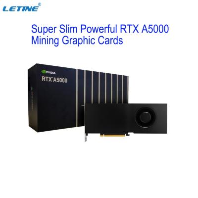 China Tarifa GPU del hachís de la tarjeta gráfica 103Mh/s ETH de la explotación minera de RTX A5000 para el minero de Ehash en venta