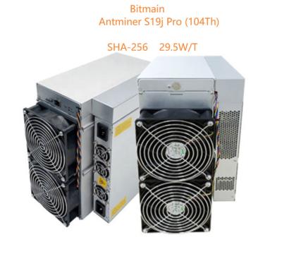 China 29.5W/T Bitcoin Asic Antminer Bitmain Antminer S19j Pro 104Th SHA 256 Algorithm for sale