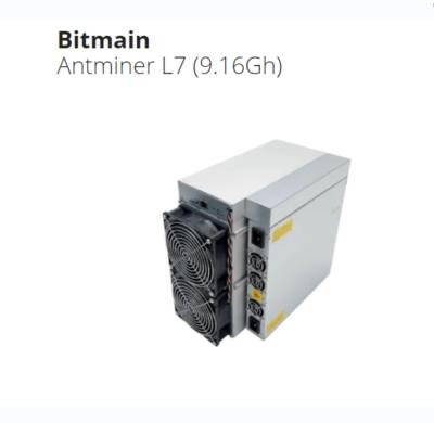 China Scrypt Algorithm Dogecoin Litecoin Miner Bitmain Antminer L7 9500mh 9300mh 9050mh for sale