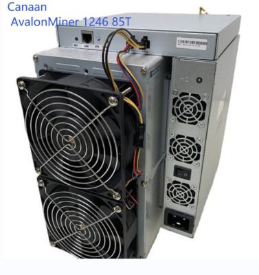 China Artificial Intelligence Bitcoin Miner Machine Canaan Avalon 1246 85T SHA 256 Algorithm for sale