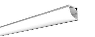 Chine 16mm placard Lumière de plafond linéaire 45 degrés LED Profil de coin de canal en aluminium à vendre