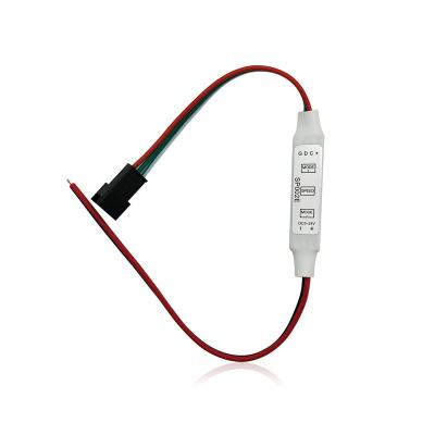China 3 Button Mini LED Strip Controller Wireless Rgb For WS2811 WS2812 DC5 To 12V for sale