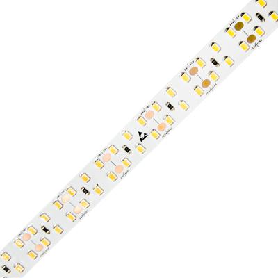 China Lâmpadas de faixa LED flexível de linha dupla 10 mm Largura SMD2216 280LED/M LED de faixa branca à venda
