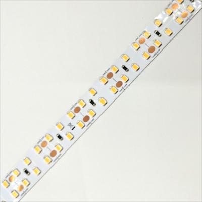 China Dos filas DC24V 15mm de ancho Flexible LED de banda blanca brillante con cinta flexible en venta
