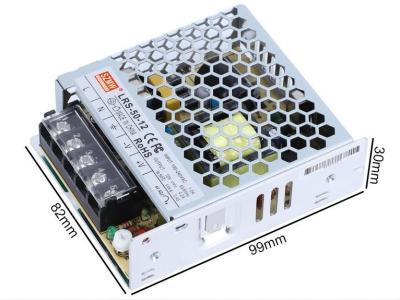 China 12V 24V 50W Switch LED fuente de alimentación para LED luz de banda IP20 conductor de LED interior en venta