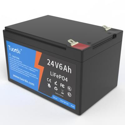 China 24V 6Ah Lithium Ion Deep Cycle Battery , Rechargeable AGV Lithium Battery for sale
