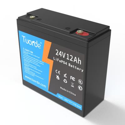 Chine Batterie au cycle profond au lithium ionique léger 24V 12Ah à vendre