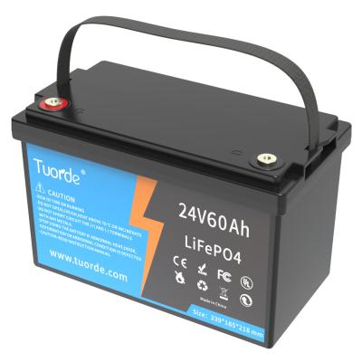 China Safety Lead Acid Replacement Battery 24V 60Ah Deep Cycle Power Storage Type for sale