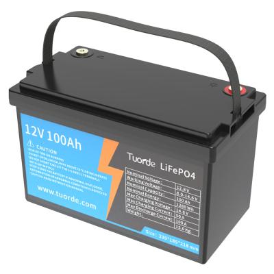 Chine Batterie au cycle profond au lithium, 12V 100Ah AGV Batterie au lithium-ion E-RICKSHAW batterie batterie solaire à vendre