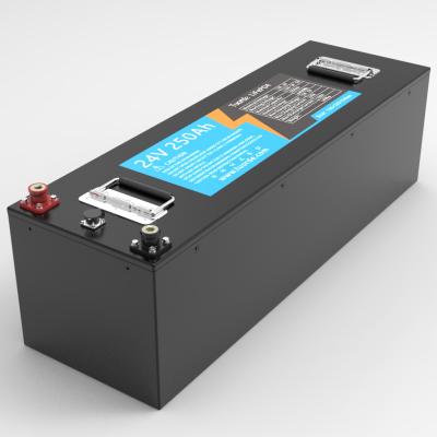Chine 5000 cycles de batterie au lithium personnalisée CE Un38.3 LiFePO4 24V 250ah à vendre