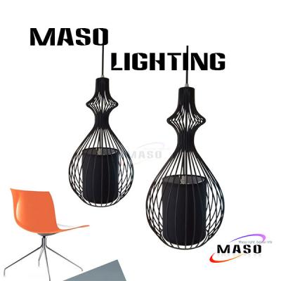 China Hot sale Gourd Shape Vintage Pendant Lamp Iron Material MS-I6013 Made in Lighting Capital for sale
