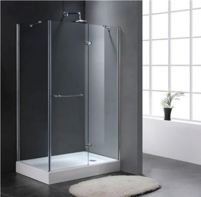 China 4-19mm Shower Tempered Glass , OEM Bathroom Glass Door High Strength for sale