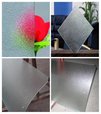 China Solar Patterned Tempered Glass Low Iron AG Tempered Glass for sale