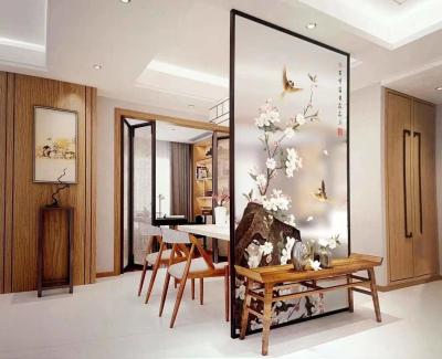 China Screen Partition Tempered Art Glass Carving Laminated Wire Glass for sale
