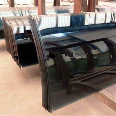 Китай Подгонянный плоский ливень закалил стекло, 4-12mm изогнутое стекло ливня продается