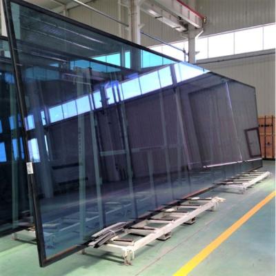 China Laminated Oversized Tempered Glass Edge Grinding 10+2.28+10+16A+10+2.28+10mm for sale