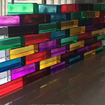 China Translucent Clear Glass Blocks Hollow Heat Insulation Frost Resistant for sale