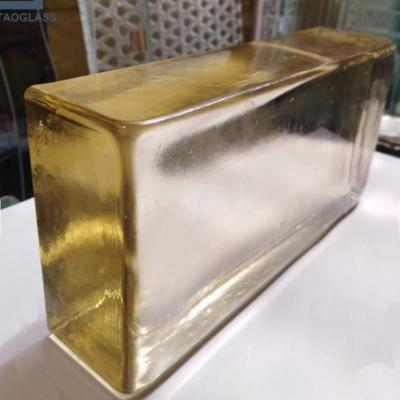 China Double Sided Ice Solid Transparent Glass Block Heat Preservation 200x100x50mm for sale