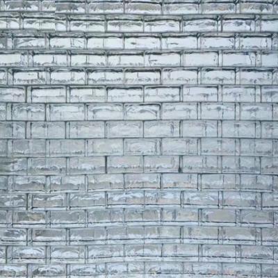 Chine Ligne colorée blocs accrochants de brique en verre, Art Verre Block personnalisable à vendre