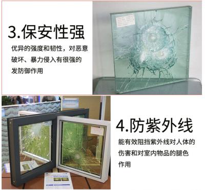 China A bala curvada CE impermeabiliza o vidro à prova de explosões de vidro para a fachada de construção à venda