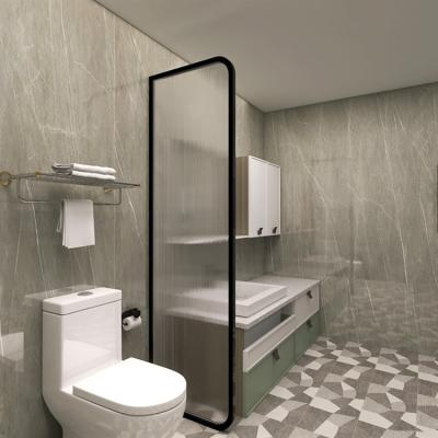 China 8mm Tempered Glass Shower Screen Restroom Cubicles Divisions for sale