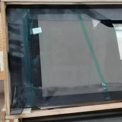 China 900mm Curve Shape Radiation Shielding Glass And Radiation Resistant Tempered Glass for sale