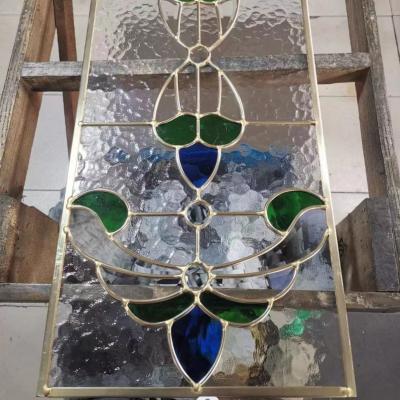 China Customized Handmade Stained Glass Partition For Kitchen Living Room Restaurant Hotel for sale