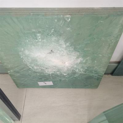 China PC TPU Bulletproof Glass 10+10+10mm Thick Laminted Glass Bullet-resistant Glass for sale