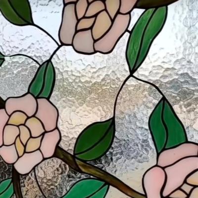 China Decoratieve glazen deur OEM ODM Custom Living Room Meubels Kasten Wand Glaspaneel Luxe Glas Decor Te koop