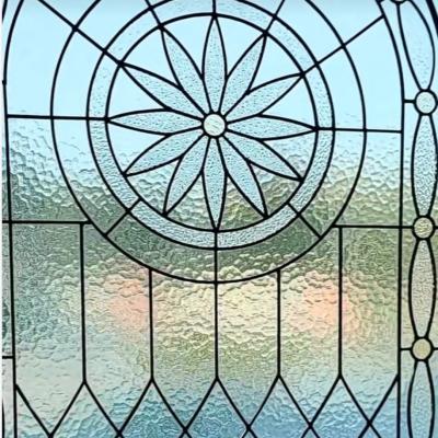 China Church Tiff Stained Glass For The Nave Handmade  Stained Glass For Dome Roof Decorative Leaded Glass for sale