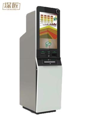 Chine Kiosque adapté aux besoins du client de machine de change pour l'usage de centre commercial d'hôtel d'aéroport à vendre