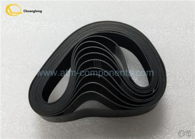 China 5886 Belt ATM Spare Parts Flat Clamp Presenter Belt Black Color Lightweight for sale