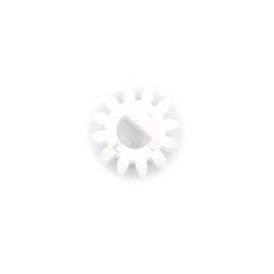 China Hitachi 2845V RB D Type 12 Tooth Gear White Plastic ATM Machine Parts for sale